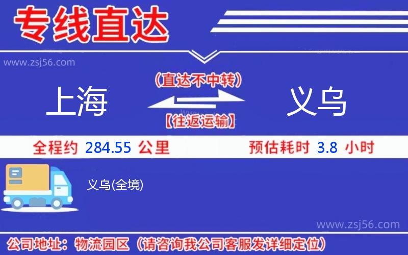 上海到義烏物流公司